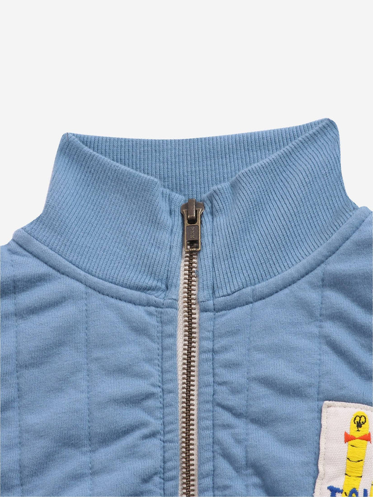 BOBO CHOSES / Scholar Worm zipped quilted sweatshirt　スウェットシャツ - kehare